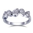 9 Stone Round Diamond Gold Band | 0.328 ct Fashion