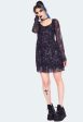 Jawbreaker - Night Forest Long Sleeve Black - Dress Online Sale