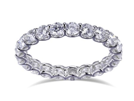 21 Stone Round Diamond Gold Eternity Band | 2.31 ct Supply