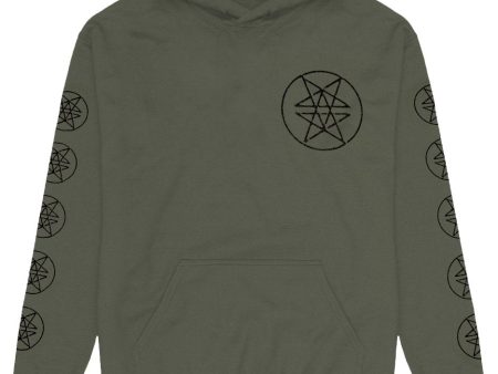 Whitechapel - Double Penta Military Green - Hoodie Fashion