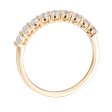 9 Stone Round Diamond Half Eternity Gold Band | 0.585 ct Online Hot Sale