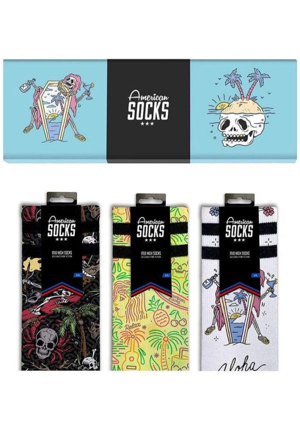 American Socks - Aloha Socks - Giftbox For Cheap