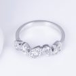 9 Stone Round Diamond Gold Band | 0.328 ct Fashion