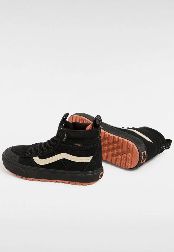 Vans - Sk8 Hi Waterproof Black - Girl Shoes For Discount