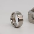 8mm Beveled 904L Stainless Steel Ring Sale