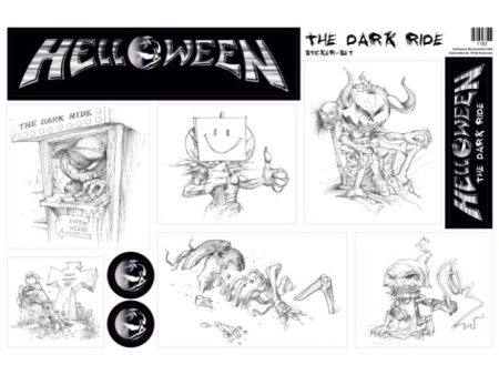 Helloween - The Dark Ride - Sticker Set Supply