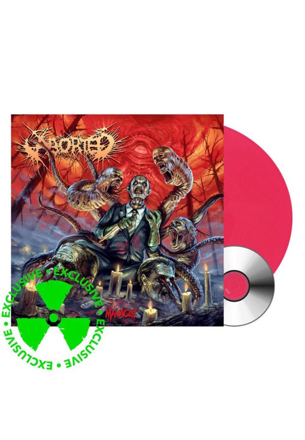 Aborted - Maniacult Opaque Hot Pink - Colored Vinyl +  CD Cheap