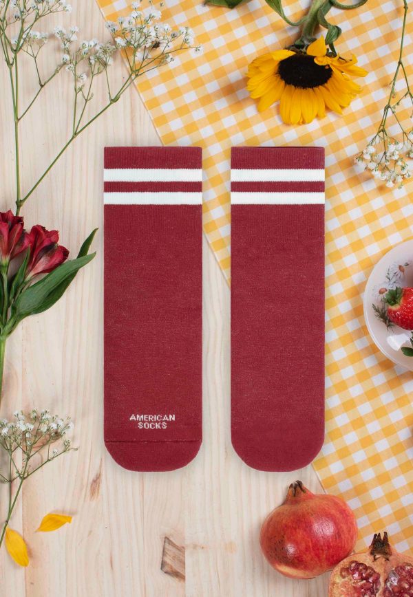 American Socks - Crimson Ankle High - Socks Supply