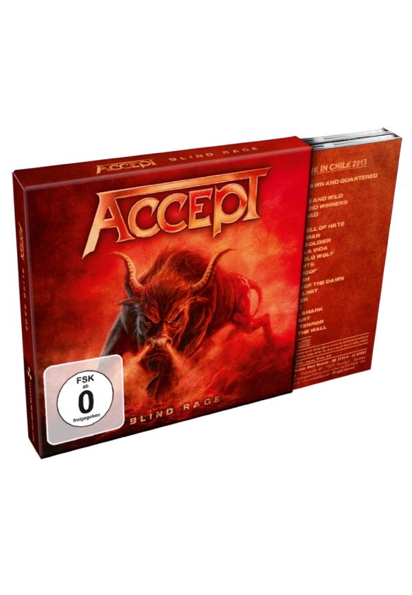 Accept - Blind Rage - Digipak CD + DVD Hot on Sale