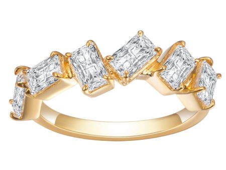 6 Stone Radiant Diamond Gold Band | 1.8 ct Online Sale