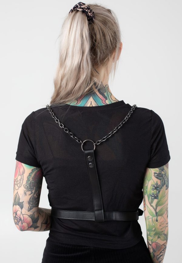 Killstar - City Of Moon Black - Harness Hot on Sale