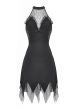 Dark In Love - Devil Sexy Net Deep V Neck Black - Dress Supply