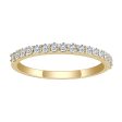 17 Stone Round Diamond Half Eternity Gold Band | 0.255 ct Fashion