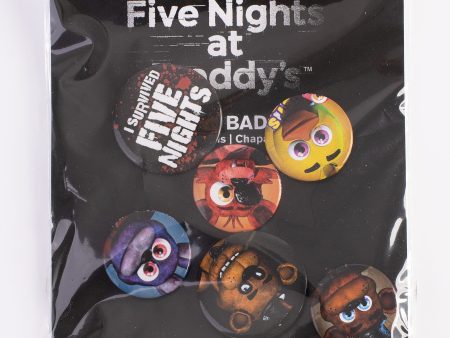 Five Nights At Freddy s - Characters Badge Pack - Button Online Sale