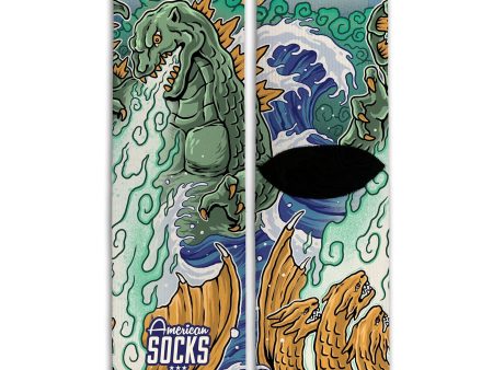 American Socks - Kaiju King Mid High - Socks Discount