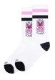 American Socks - F*ck Humans Mid High White - Socks Online