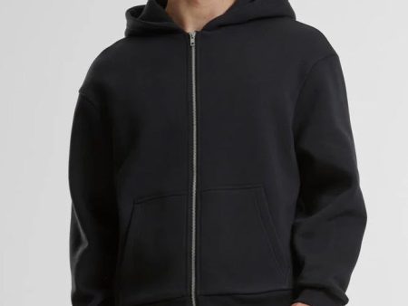 Urban Classics - Fluffy Zip Black - Zipper Fashion