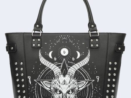 Jawbreaker - Demon Goat Print Shopper Black - Bag Discount