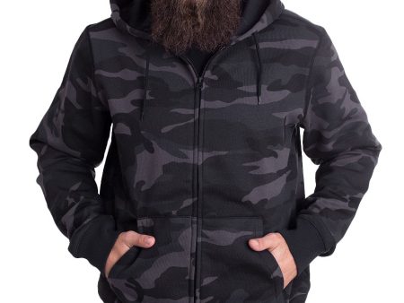 Vintage Industries - Redstone Hooded Dark Camo - Zipper Sale