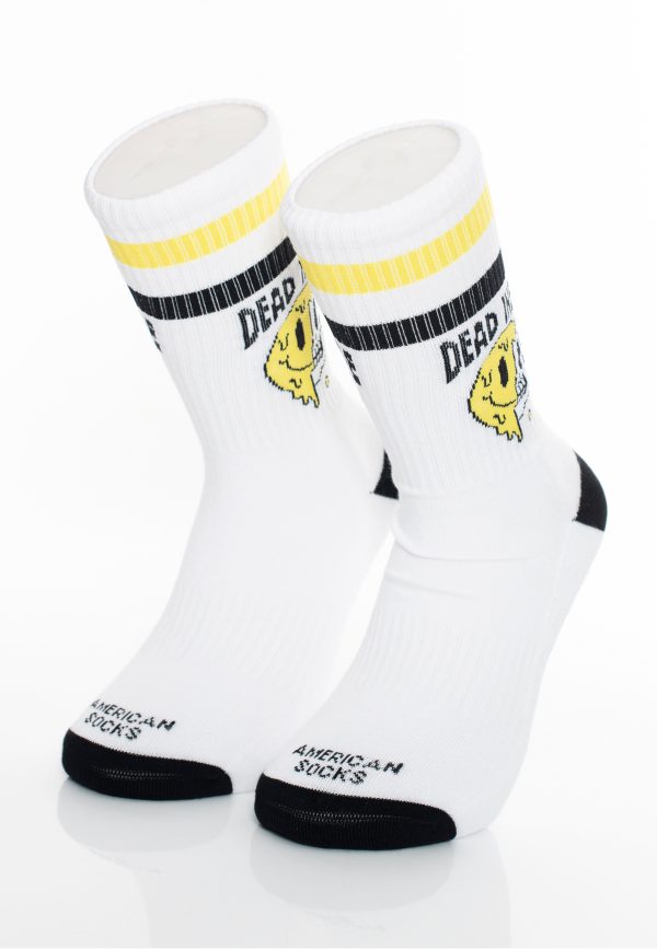 American Socks - Dead Inside Mid High White - Socks Hot on Sale